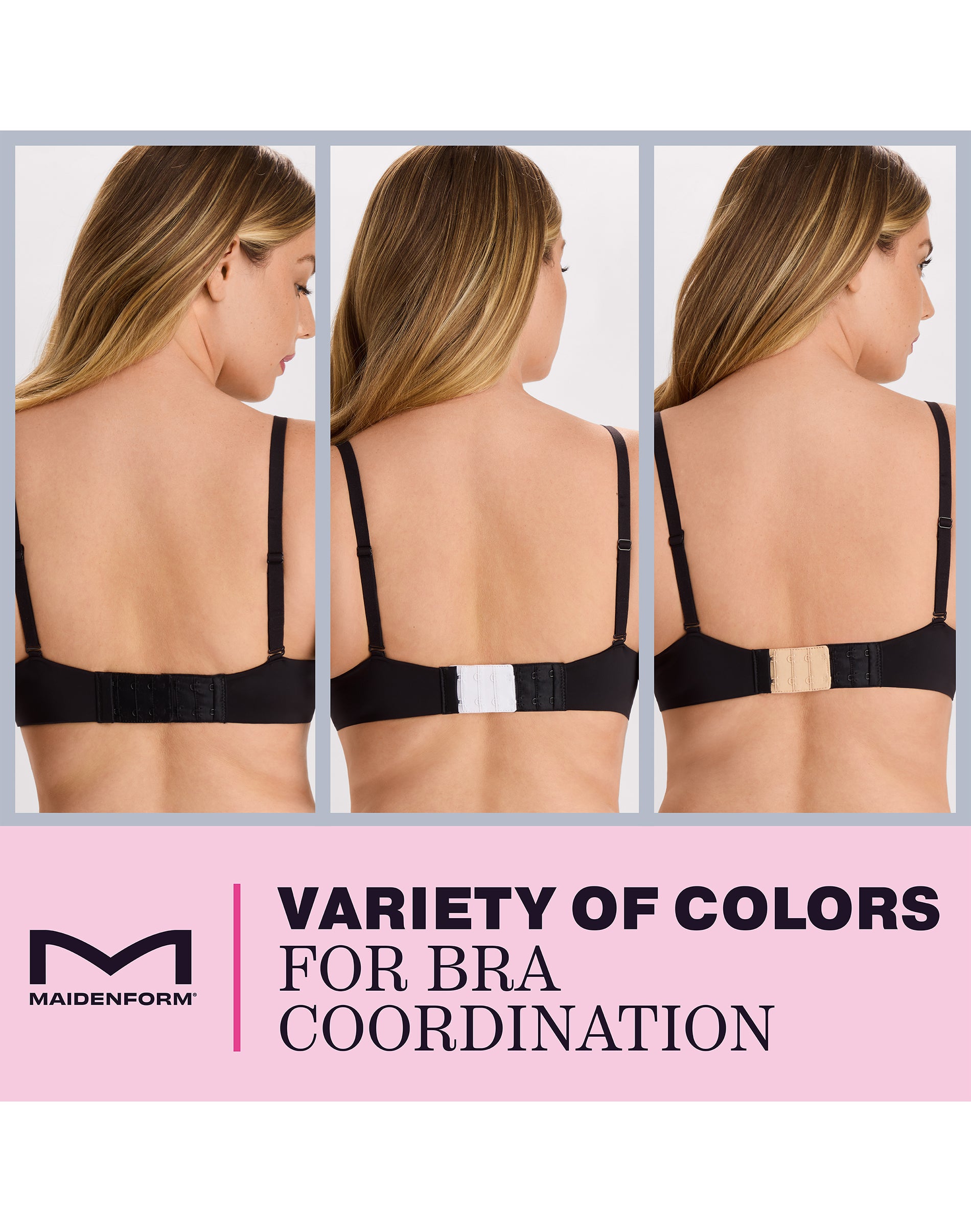 Maidenform 2-Hook Bra Extender, 3/4-inch